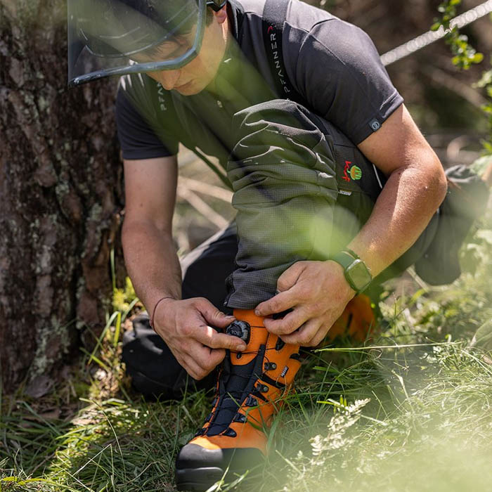 Zamberlan Delimber GTX RR BOA Orange Chainsaw Boots